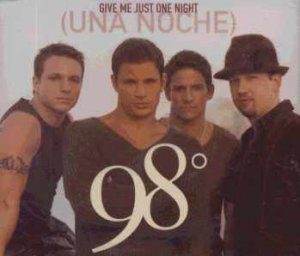 98 Degrees - Give Me Just One Night - UK Promo  CD Single