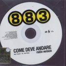 883 - Come Deve Andare - Italy Promo  CD Single
