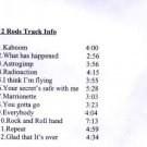 12 Rods - 12 track album promo - UK Promo CD