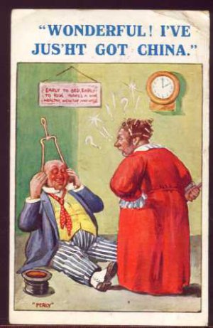 W.B . Series No.665 Comic Postcard 1927