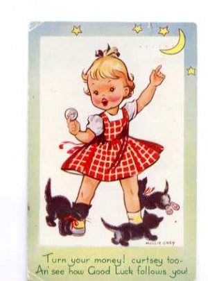 Dennis Postcard  Mollie Grey  Series