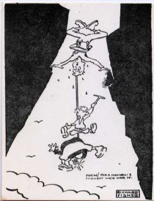COMIC Postcard by Richard Fisher Of Keswick