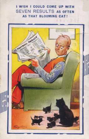 BAMFORTH  and CO  "Comic" Series" No.86 Postcard
