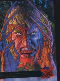 Marvel Fleer'95 Ultra Trading Card - Sabretooth #41