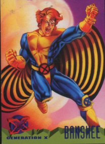 Marvel Fleer'95 Ultra Generation -X Trading Card - Banshee # 70