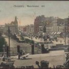 PICCADILY Manchester Postcard 1904 Hunt's Series