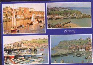 WHITBY 4 Views Postcard - Judges