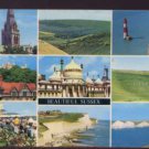 9 Views of  Beautiful SUSSEX Postcard  D.Constance Topo