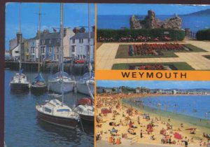 Weymouth Dorset Postcard Salmon - 3 Views