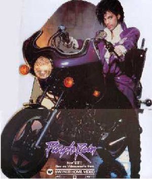 Prince - Shop Display - Purple Rain - USA   Display -   vg