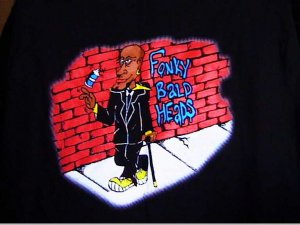 Fonky Bald Heads - T-Shirt - Fonky Bald Heads - USA   Clothing -   m
