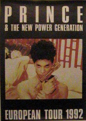 Prince - Poster - European Tour 1992 - EU   Poster -   vg+