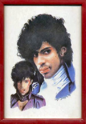 Prince - Purple Rain - Framed  Print - USA   Memorabillia -   m