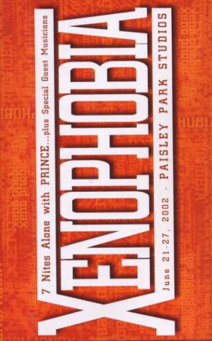 Prince - Xenophobia Celebration 2002 - USA   Flyer -   vg