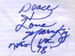 Marva King - Autograph - Marva King - UK   Memorabillia -   m