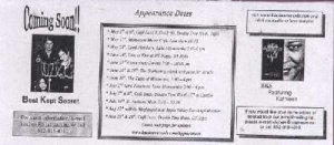 Best Kept Secrets - Flyer - Kitchen Records - USA   Flyer -   M