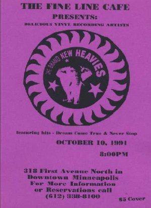 Brand New Heavies - Flyer - Fine Line Cafe - USA   Flyer -   m