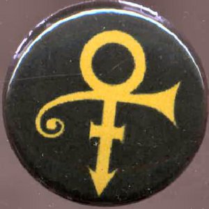 Prince - Badge - Yellow Symbol - USA   Badge -   m