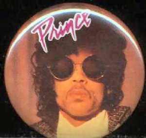 Prince - Badge - Prince wearing sunglasses - USA   Badge -   ex