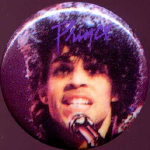 Prince - Badge -  Prince at Mic - USA   Badge -   ex