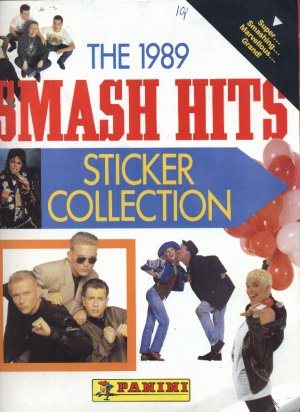 Various - Smash Hits - 1989 Sticker Book - UK   Magazine -   ex