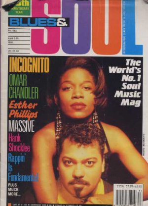 Eric Leeds, Incognito, Massive,Omar Chandler,Esther Phillips - Blues & Soul Apri