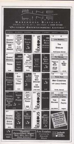 Various - Flyer - Fine Line Cafe - USA   Flyer -   m