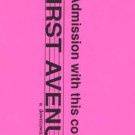 Various - Flyer - First Avenue - USA   Flyer -   m