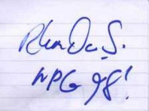 Rhonda Smith - Autograph - Rhonda Smith - UK   Memorabillia -   m