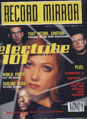 The Time, That Petrol Emotion, Botany 5, Electribe 101 - Record Mirror - Septemb