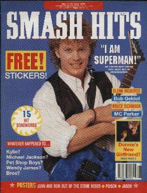 Prince,Poison,Bob Geldof,Glenn Medeiros - Smash Hits - July 1990 - UK   Magazine