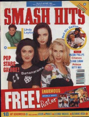 Prince,Lindy Layton,Wilson Phillips,Duran Duran - Smash Hits - August 1990 - UK