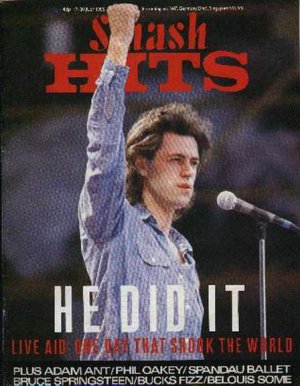 Prince,Bob Geldolf,Adam Ant,Bruce Springsteen,Bucks Fizz - Smash Hits - July 198