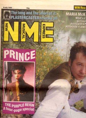 Prince, Simple Minds, Malcolm Mclaren - New Musical Express July 1989 - UK   New