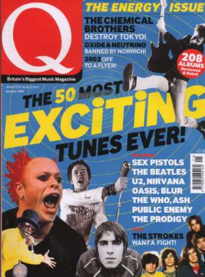Prince, Sex Pistols, U2, Sex Pistols, Oasis, Blur - Q Magazine - January 2002 -