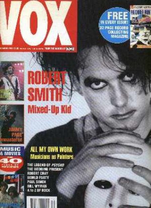Prince, Robert Smith, Jimmy Page, Inspiral Carpets - Vox - December 1990 - UK