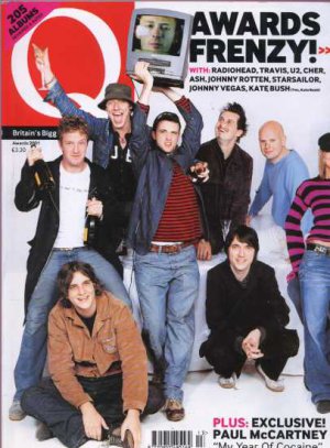 Prince, Paul McCartney, Radiohead, Travis, U2, Cher - Q Magazine - Awards 2001 -