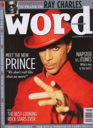 Prince, Hendrix, Elvis Presley, Jim Morrison,Various - Word - August 2004 - UK