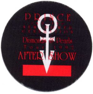Prince - Tour Pass - Diamonds & Pearls - USA   Pass -   unused