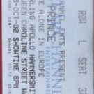 Prince - Ticket - One Nite Alone - UK   Ticket -   ex