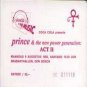 Prince - Ticket - Act II - Holland   Ticket -   ex