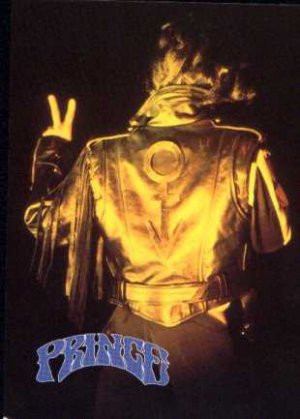 Prince - Postcard - Prince in Leather Jacket - UK   Postcard - PC604 ex