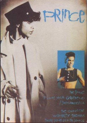 Prince - Postcard - Prince - Sign O' The Times - France   Postcard - 119 m