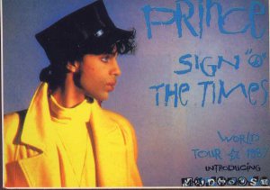 Prince - Postcard - Prince - Sign O' The Times - EU   Postcard -   m