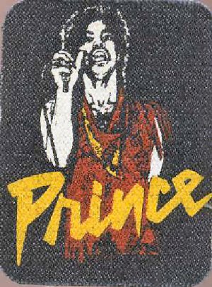 Prince - Patch - Prince at Mic - UK   Patch -   NEW