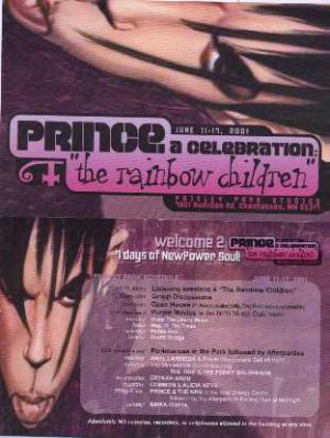 Prince - Flyer - Prince - A Celebration - USA   Flyer -   ex
