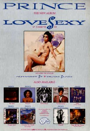 Prince - Flyer - Lovesexy - USA   Flyer -   m