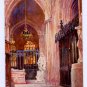The Choir Chapels Manchester Cathedral Postcard  Raphel Tuck