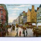 Market Street  Manchester Postcard W.H.S & S.M Topo