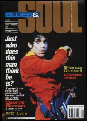 Prince, George Benson, MC Lyte, Brenda Russell - Blues & Soul - July 1993 - UK